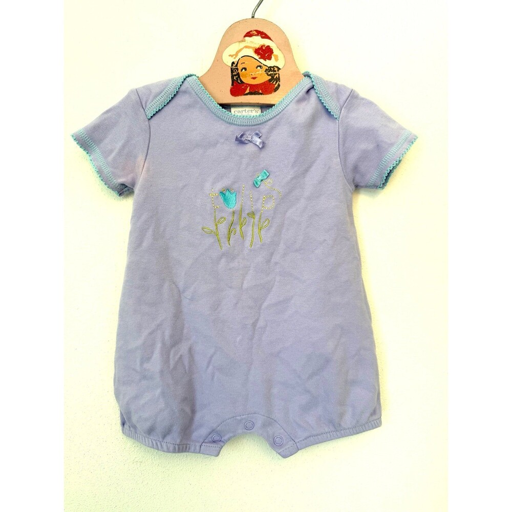 Carters Pastel Purple Tulip Romper